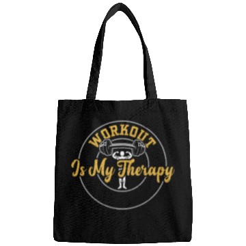 Discover Workout Is My Therapy - Gym Bags