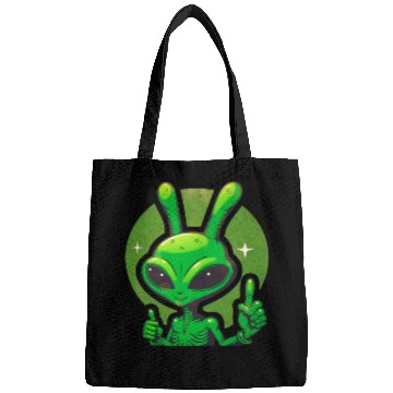 Discover Happy green Alien Bags