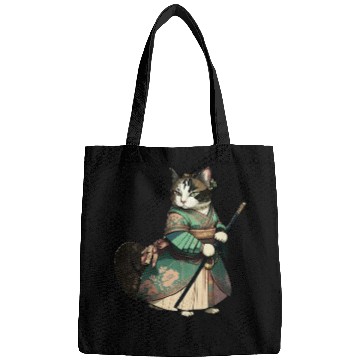 Discover Cat Dressed as Mulan Bags