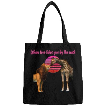 Discover Safari Love lion and giraffe Bags