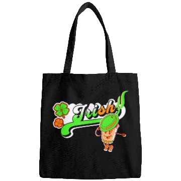 Discover Irish Creamer Coffee Lover Shamrock Clover Leprech Bags