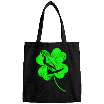 Discover Windsurfing St. Patrick's day shamrock Bags