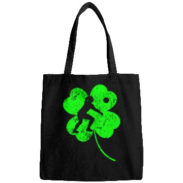 Discover Volleyball St. Patrick's day shamrock Bags