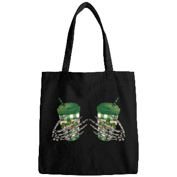 Discover Skeleton Hand Patricks day Graphics Bags