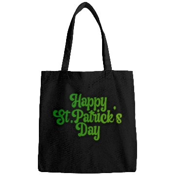 Discover StPatricks day quote Typography Bags