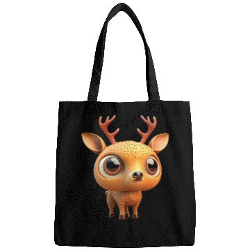 Discover Cute deer cartoon character Bags