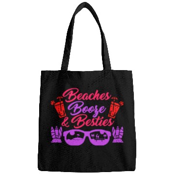 Discover Beaches Booze Besties Summer Vacation Spring Break Bags