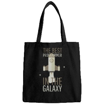 Discover Programmer Humor Best Programmer in the Galaxy Bags