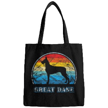 Discover Great Dane Vintage Design Dog Bags