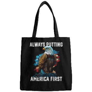 Discover Always Putting America First American Bald Eagle Bags