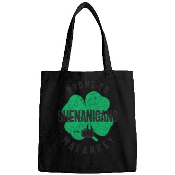 Discover Prone To Shenanigans and Malarkey St Patricks Day Bags