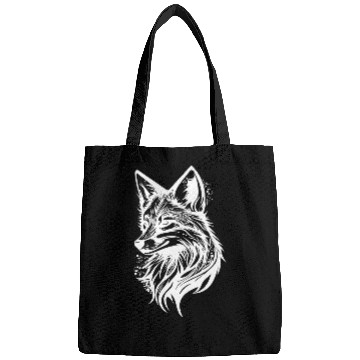 Discover Pretty Fox Portrait Tattoo Ink Bags