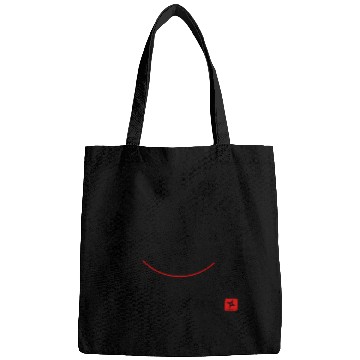 Discover Keep smiling apron with Japanese Kanji (いつも笑顔で) Bags