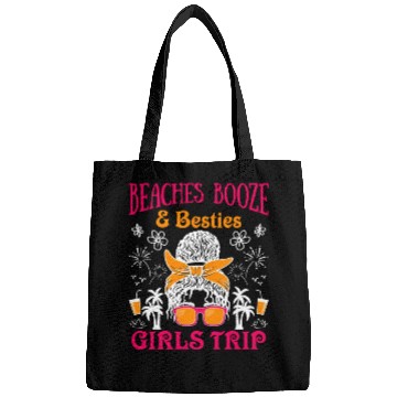 Discover Beaches Booze Besties Girls Trip Spring Break Bags
