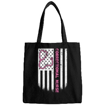 Discover Correctional Nurse American flag US Stethoscope RN Bags