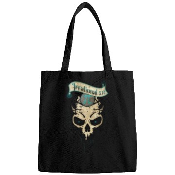 Discover PI Day Irrational Skull Design Teal Edition Bags