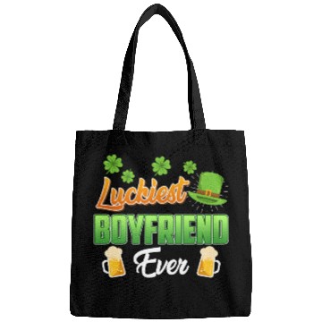 Discover Luckiest Boyfriend Ever St. Patrick's Day Bags