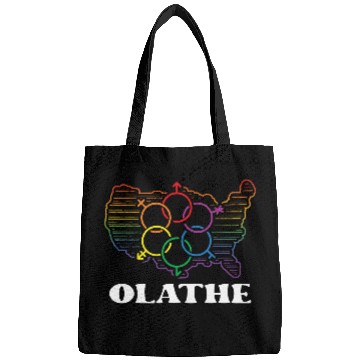 Discover Olathe Pride Month Pride Flag LGBT Community LGBTQ Bags