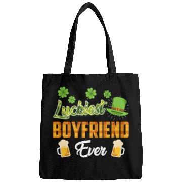 Discover Luckiest Boyfriend Ever St. Patrick's Day Bags