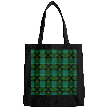 Discover Green and Yellow Tartan A Modern Take Bags