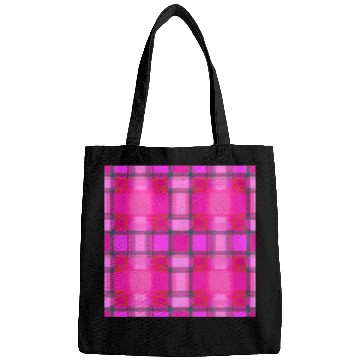 Discover Tartan Pattern in Pink Delicate and Beautiful T-Sh Bags