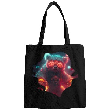 Discover Cool Mecha Grizzly with Cyborg Steampunk Style Bags