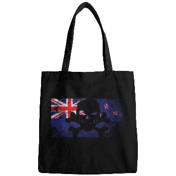 Discover Vintage New Zealand Skull Flag Bags
