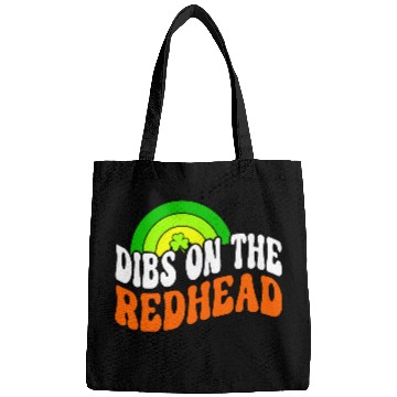 Discover Dibs On The Redhead Funny St Patricks Day Bags