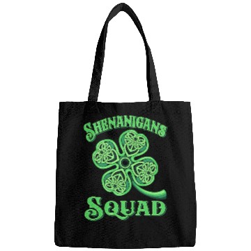 Discover Shenanigans Squad Funny St Patricks Day Bags