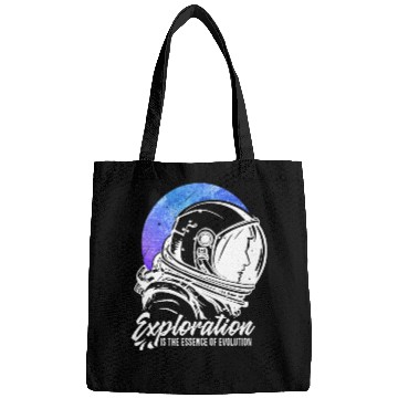 Discover Amusing Explorations Of Cheerful Astronauts Quote Bags