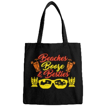 Discover Beaches Booze Besties Summer Vacation Spring Break Bags