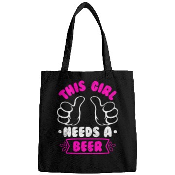 Discover This girl needs a beer vacation Spring Break Bags