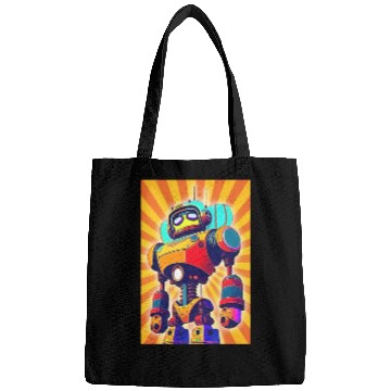 Discover super hero cartoon iron man robot Bags