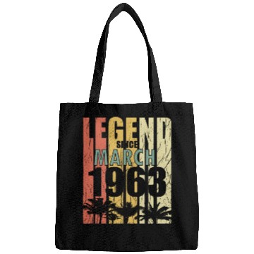 Discover 60th birthday man original March born 1963 Bags