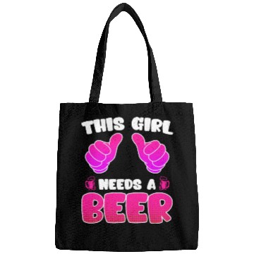 Discover This girl needs a beer vacation Spring Break Bags