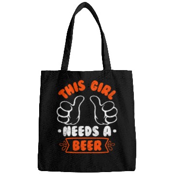 Discover This girl needs a beer vacation Spring Break Bags