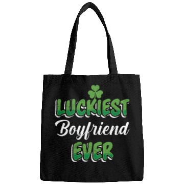 Discover Luckiest Boyfriend Ever St Patrick's Day Bags
