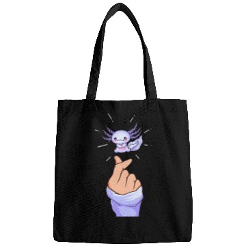 Discover Japanese Aesthetic Kawaii Axolotl Bags