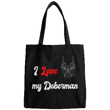 Discover I love my Doberman Bags