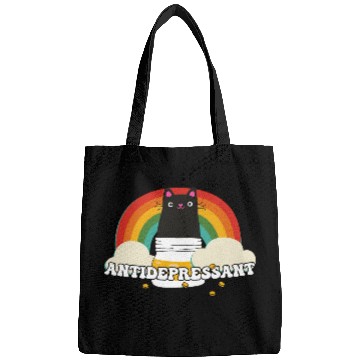 Discover Cat Kitten Antidepressant Rainbow Peace Kindness Bags