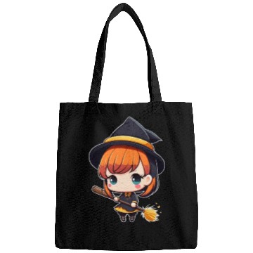 Discover Cute But Witchy Chibi Witch Wicca Bags