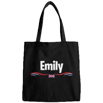 Discover UK Flag Emily England Girl British Birthday Name Bags