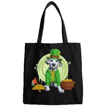 Discover Dalmatian Puppy, Irish Flag, Gold, Shamrock Dog St Bags