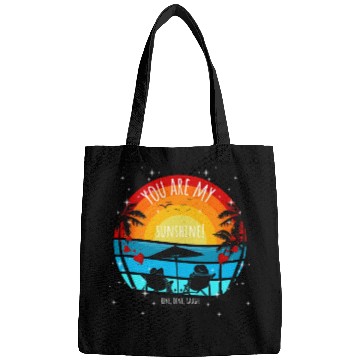 Discover You are my Sunshine Sunset Palms Bags