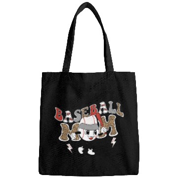 Discover Somebody's loud mouth baseball mom Bags
