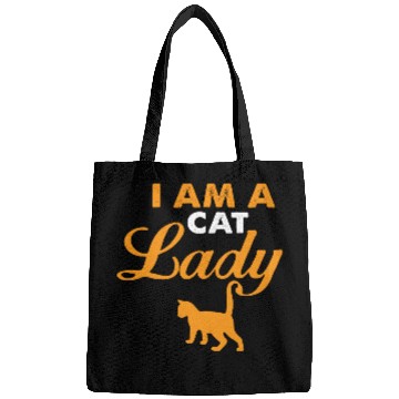 Discover I Am A Cat Lady Bags