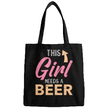 Discover This girl needs a beer vacation Spring Break Bags