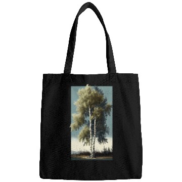 Discover Minimalist Birch Tree Art for Any Home Bags