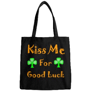 Discover kiss me For Good Luck Clover St Patrick's Day Bags