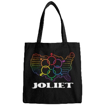 Discover Joliet Pride Month Pride Flag LGBT Community LGBTQ Bags